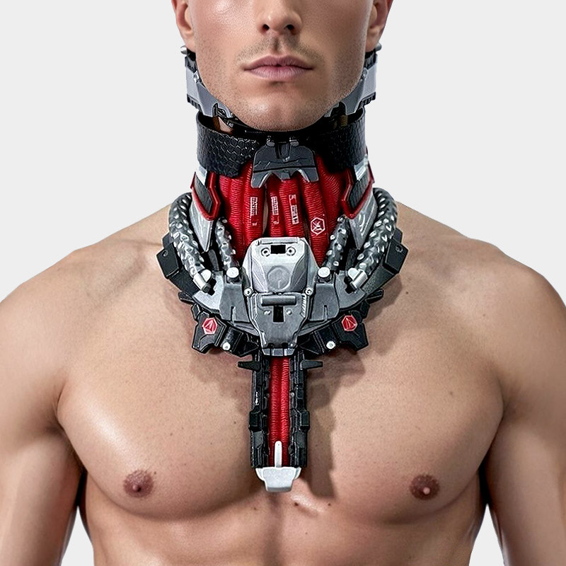Takemura Cyberware Neck Armor Prop