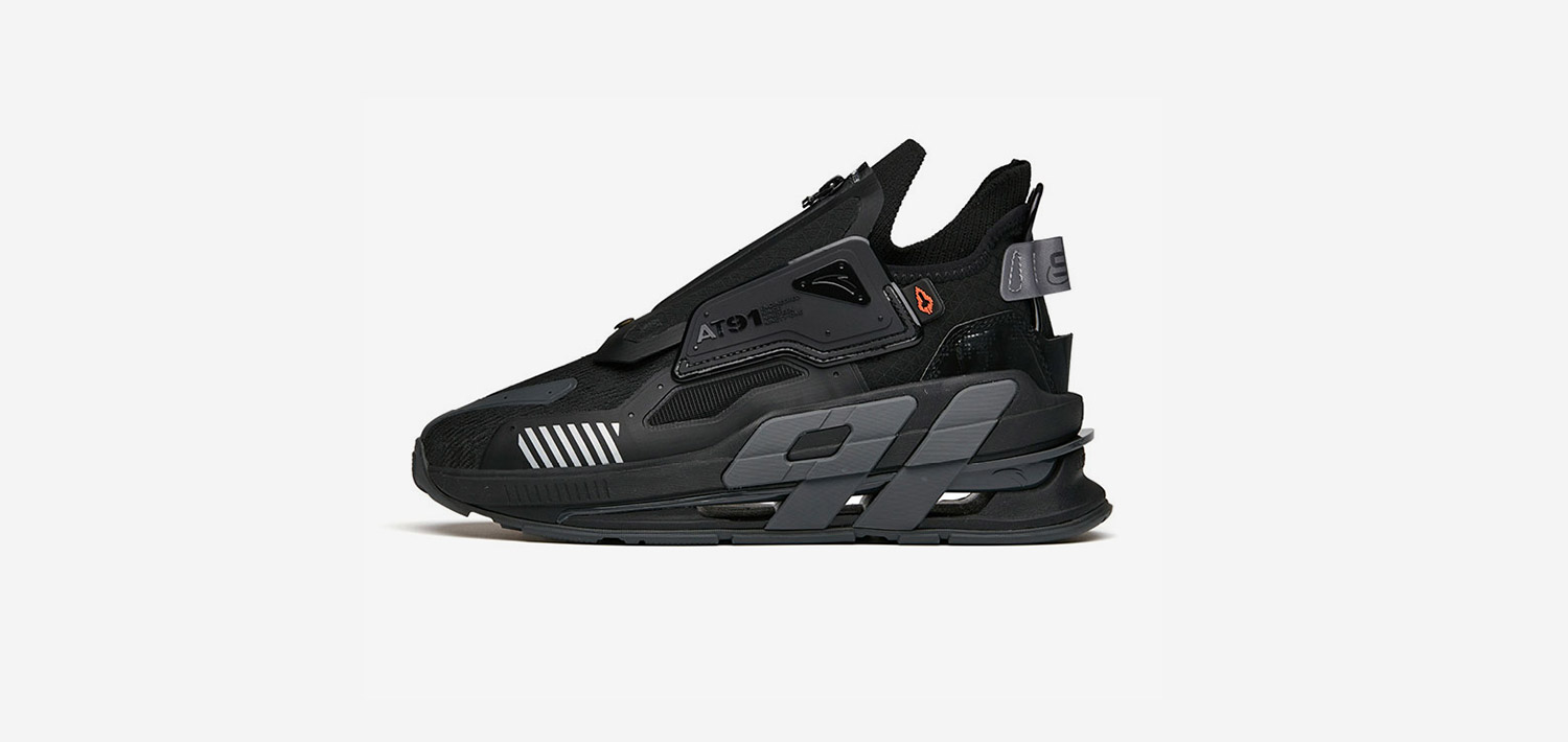 王一博 イボ 代言 公式 正規 黒豹 ANTA スニーカー 王一博 イボ 代言