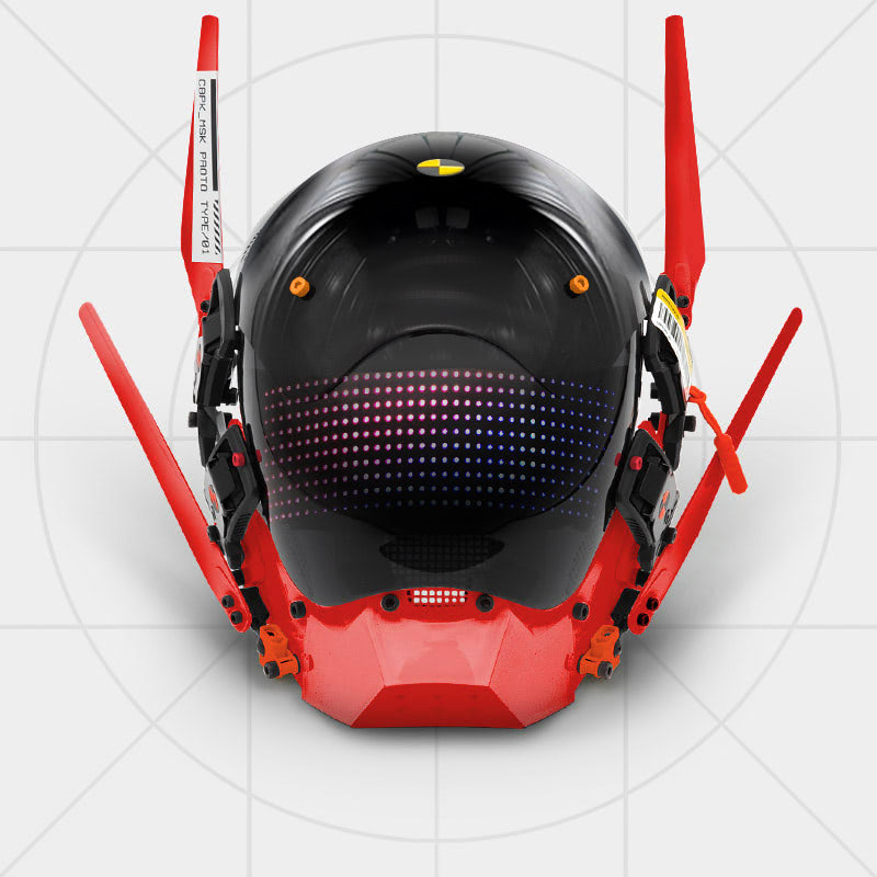 Cyberpunk Mask Machine56 Helmet