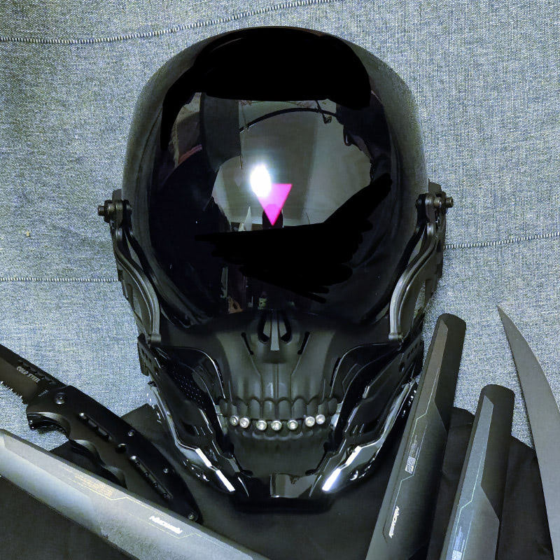 Cyberpunk Sci-fi Tactical Skull Mask – CyborgNex