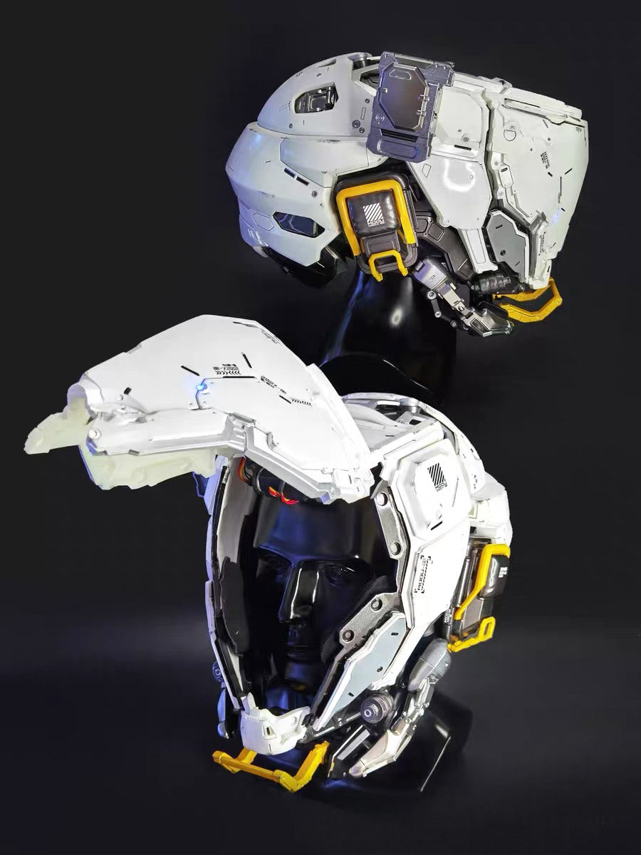 Cyberpunk Mecha Mask