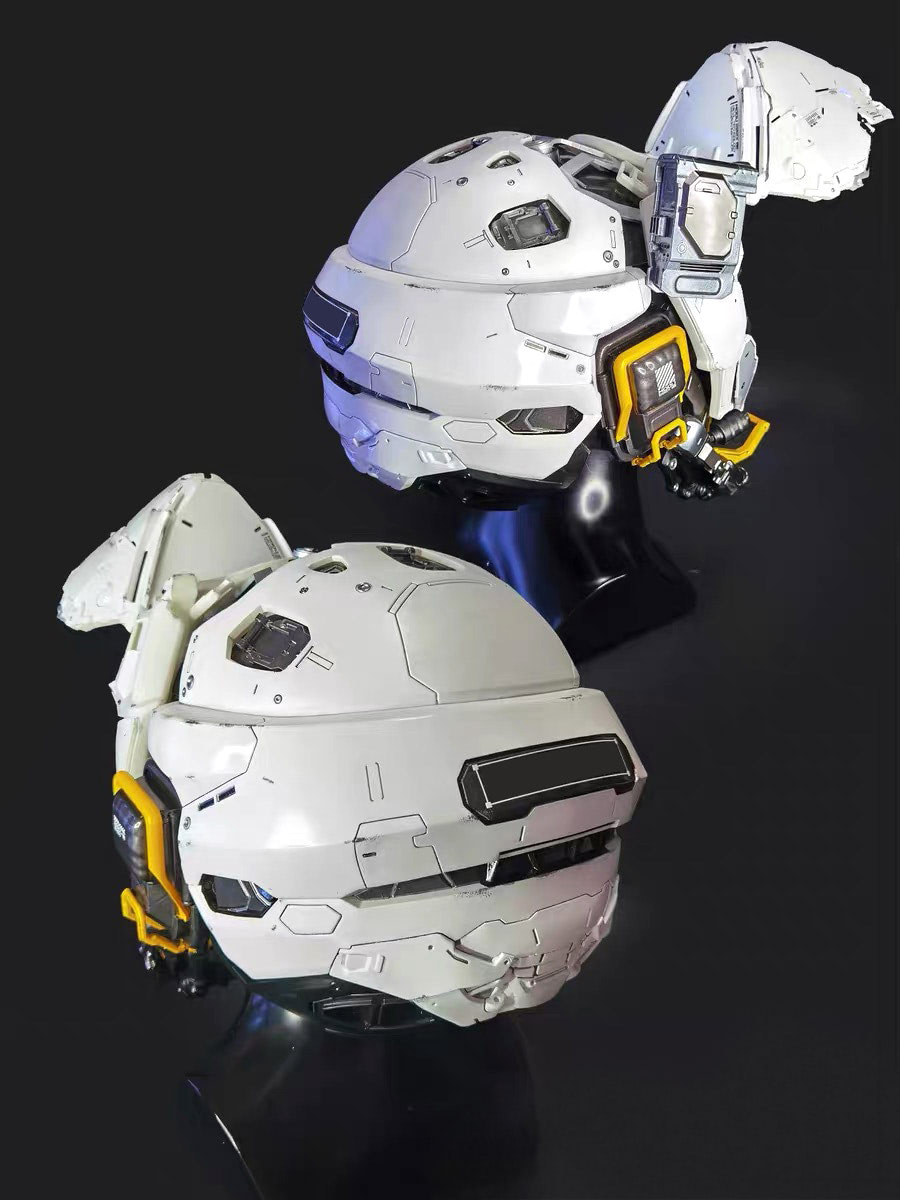Cyberpunk Mecha Mask