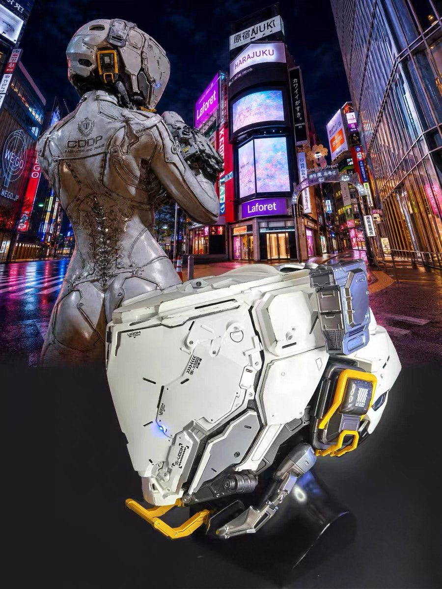 Cyberpunk Mecha Mask