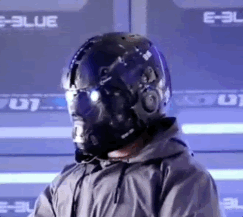 Warriors of Future Cyberpunk Helmet