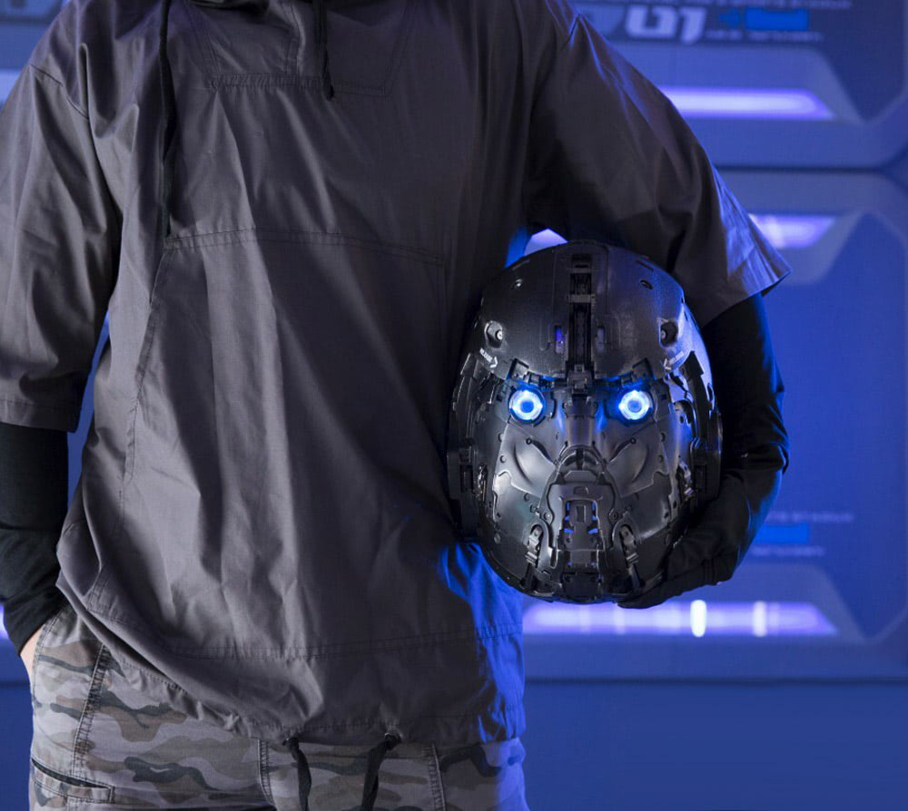 Warriors of Future Cyberpunk Helmet