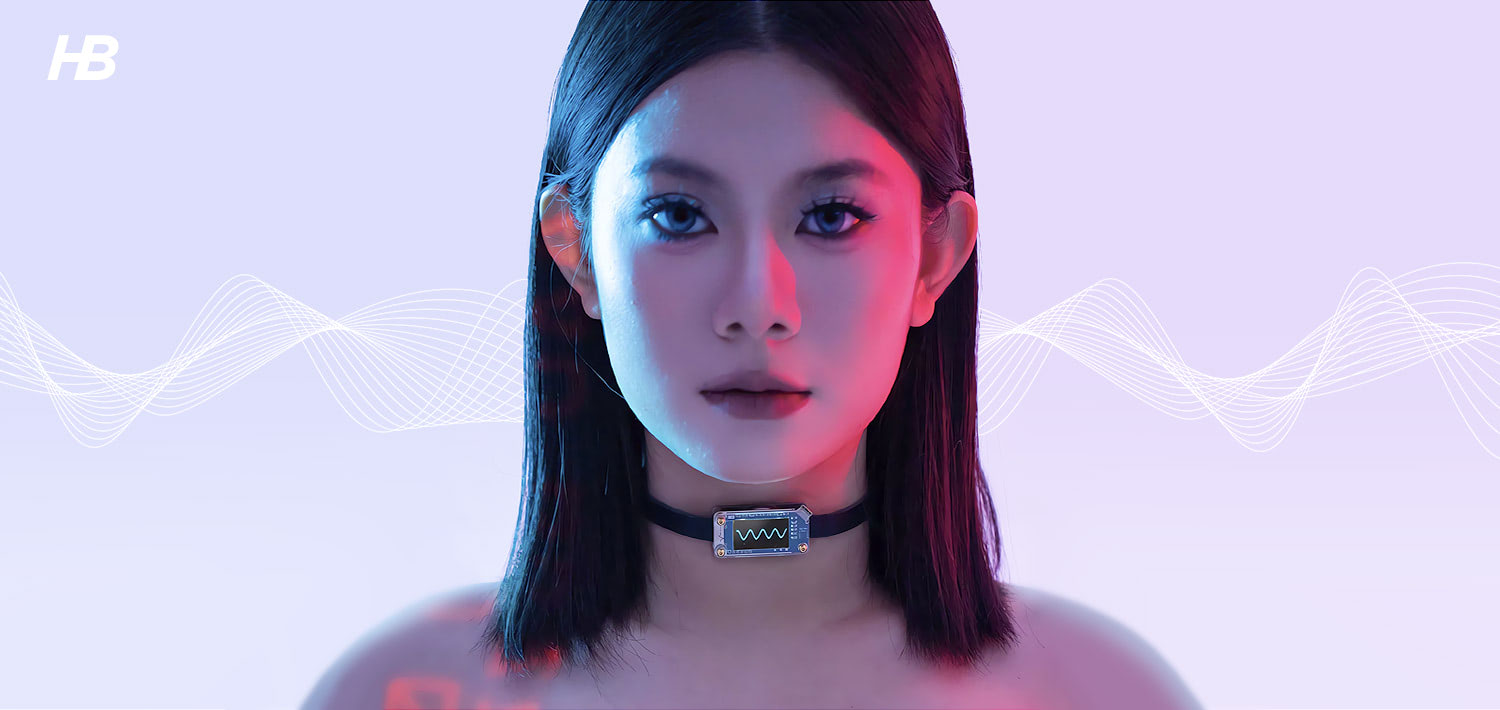 国内で当店のみ ILLUSORY - Space Odyssey Neon Spiked Necklace ILLUSORY Double-Strand Beaded Spiked Necklace