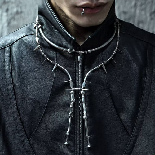 Cyberpunk Mechanical Necklace