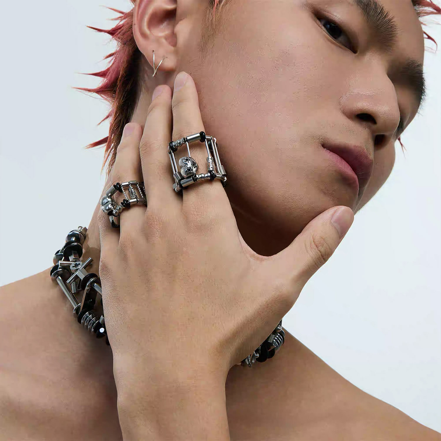 Cyberpunk Mechanical Ring