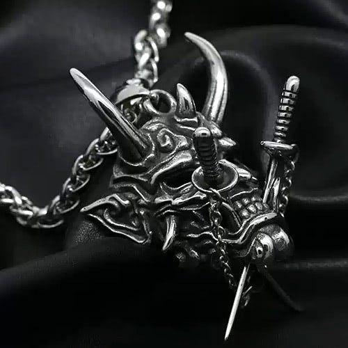 Hannya Pendant Necklace