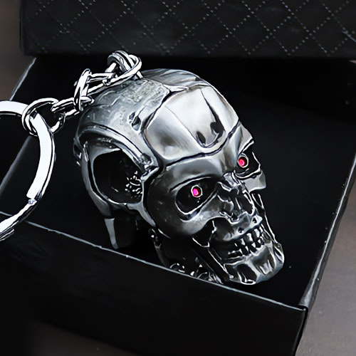 Terminator T800 Head Keychain