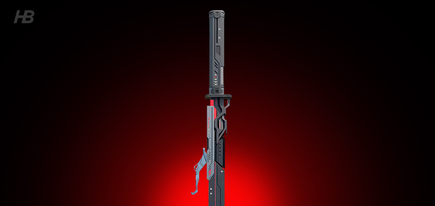 模擬刀 GC Automatic Cyberpunk Katana