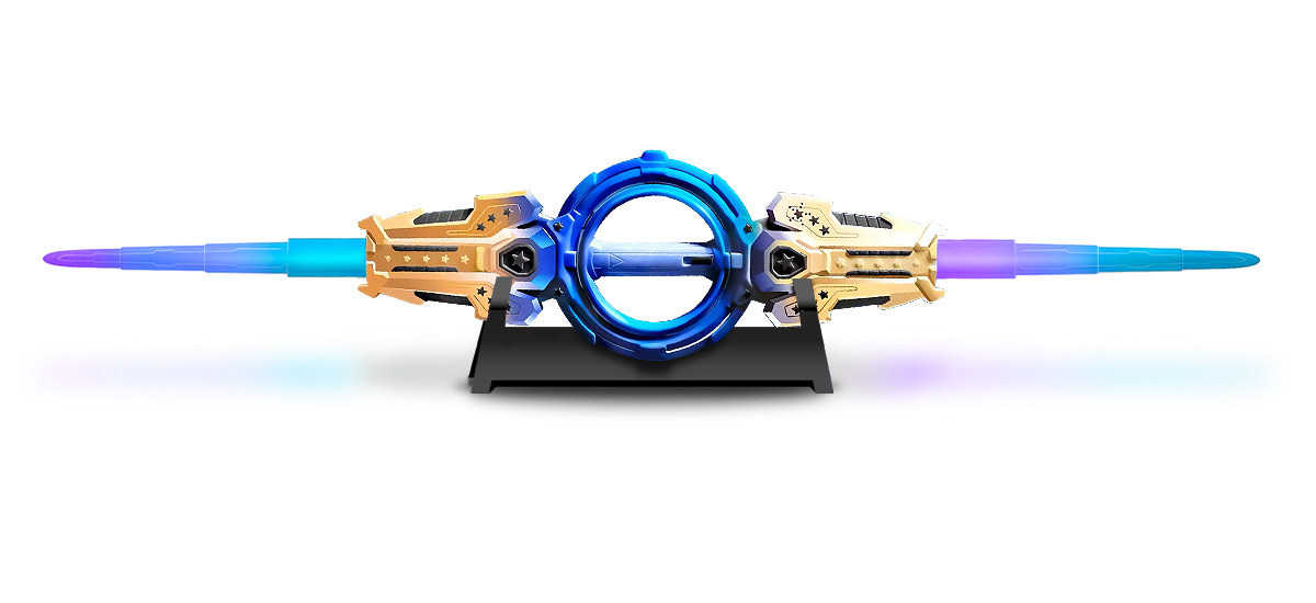 Rotating Double-Edge Sword