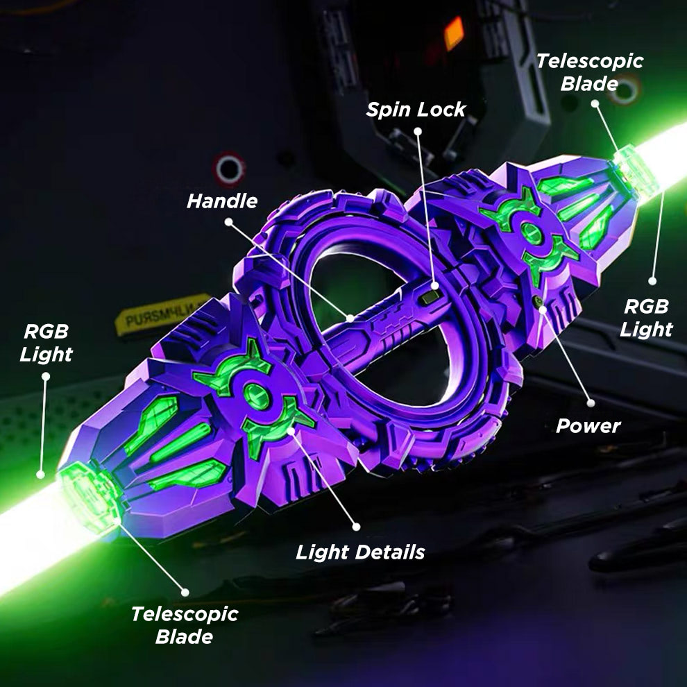 Rotating Double-Edge Lightsaber