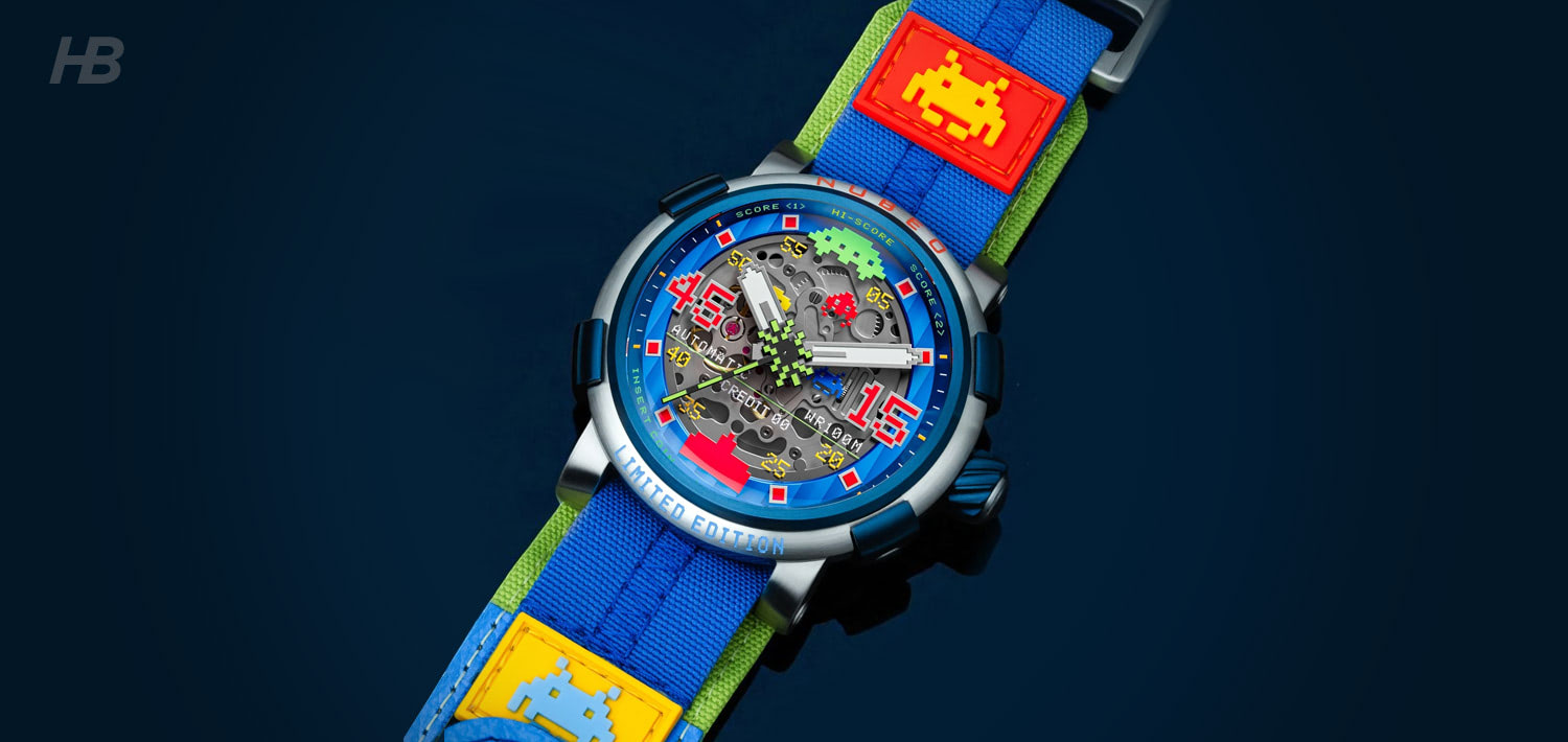 邦楽 PREFERS INVADERS   watch rour break out Space Invaders Watch