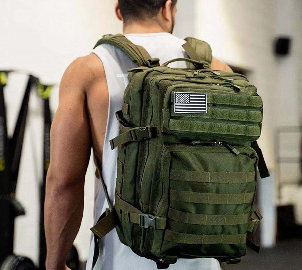 Tactical Backpack – Military Style Backpack with Wrinkle-Free and  Scratch-Proof Premium Fabric
