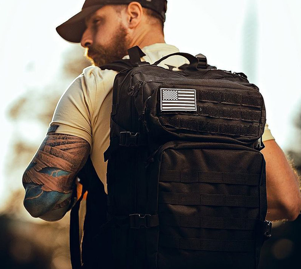 Tactical Backpack – Military Style Backpack with Wrinkle-Free and  Scratch-Proof Premium Fabric