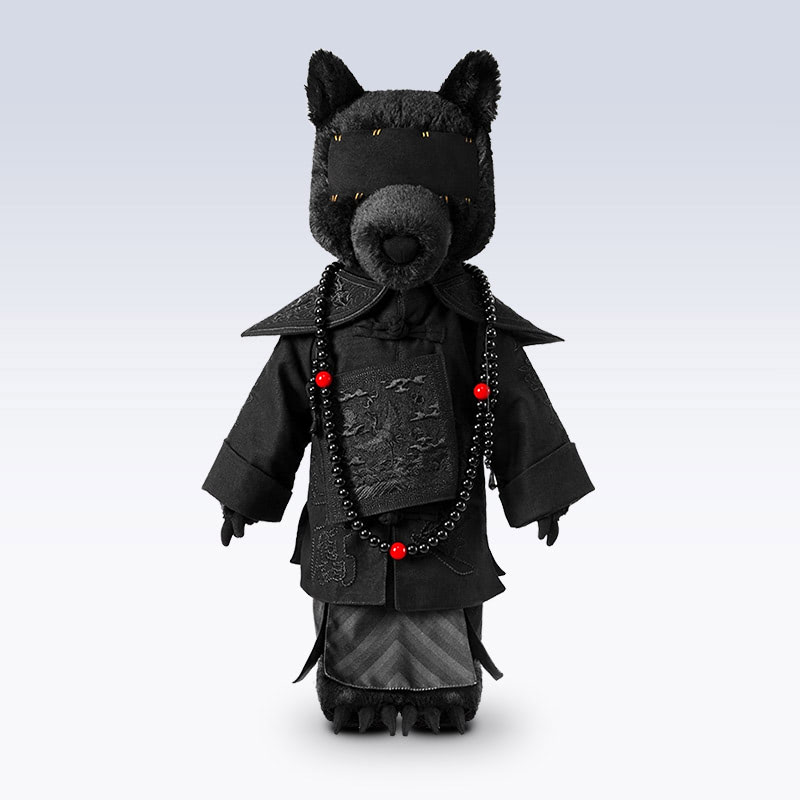 Black Voodoo Labubu Doll