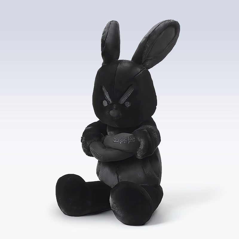 Black Rabbit Labubu Doll