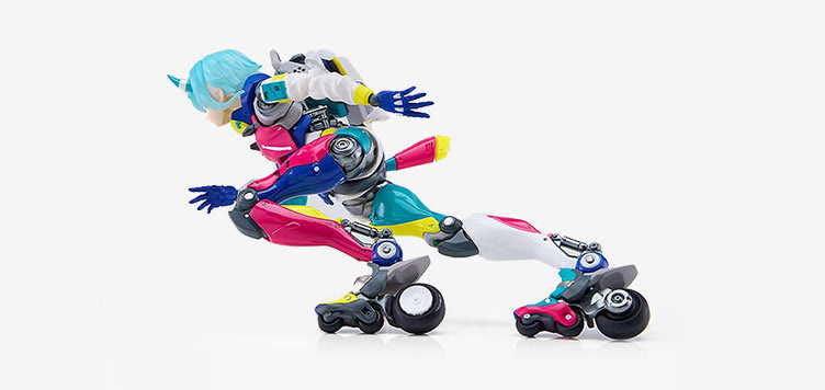 Motored Cyborg Runner Psychedelic Rush