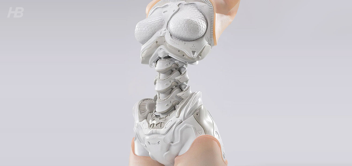 Android EL01 Torso ver.1 Figurine by Manas SUM | Sideshow