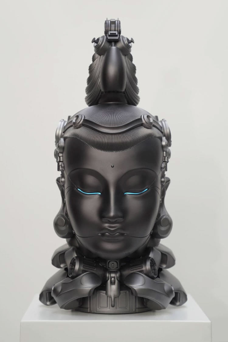 Cyberpunk Buddha