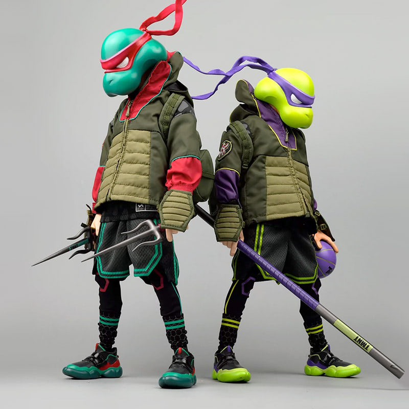Teenage Mutant Ninja Turtles Raphael & Donatello 1/6 Scale Limited Edition Action Figure Set