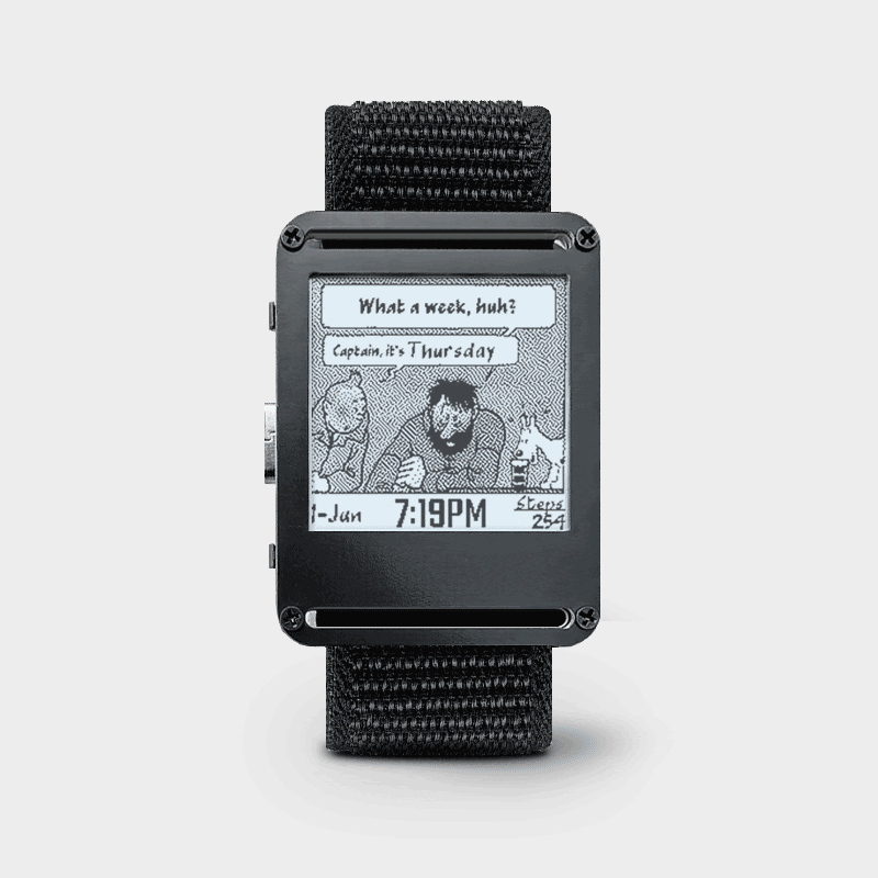 Futuristic digital watches store
