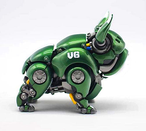 MECHANIC BEAST RAMBLER グリーン New HWJ Rambler Mechanic Beast Bulldog Green Versions Action